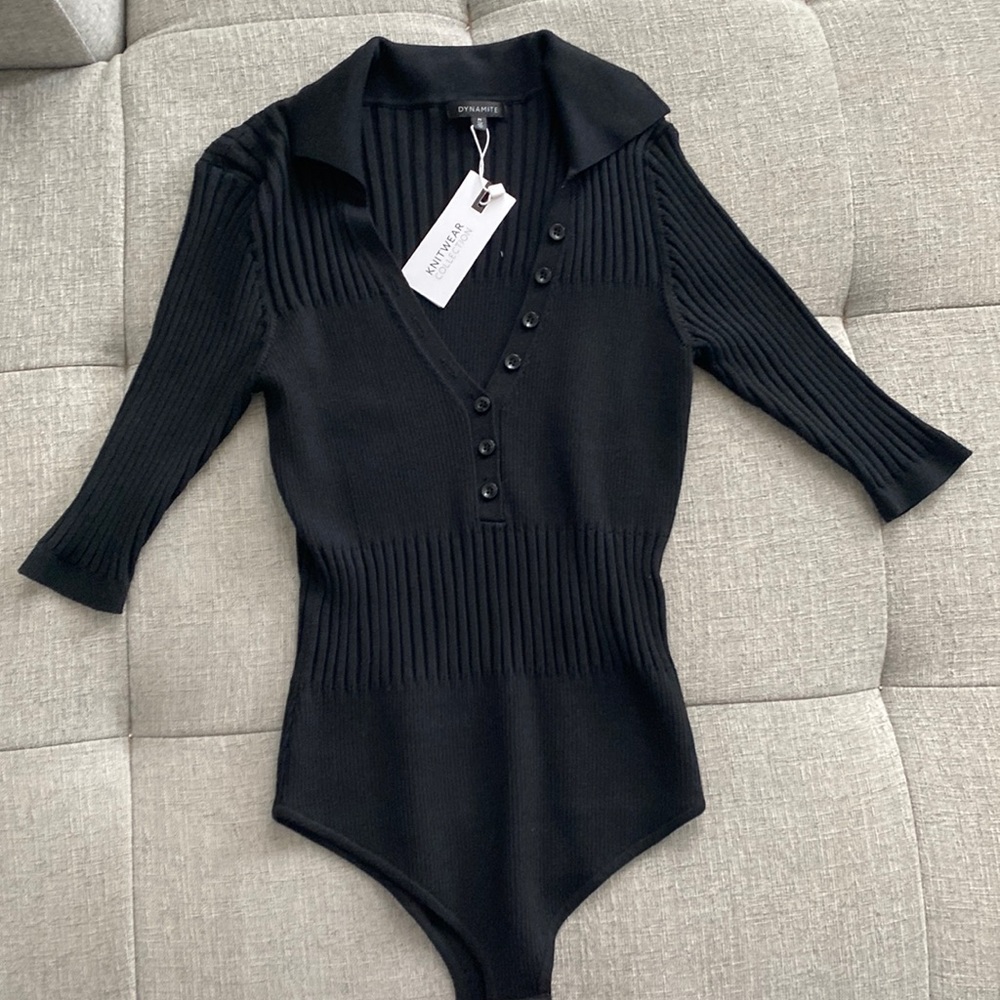 Dynamite Black bodysuit